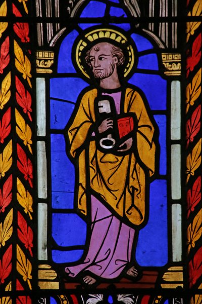 Window from the Church of St John the Baptist by French School
